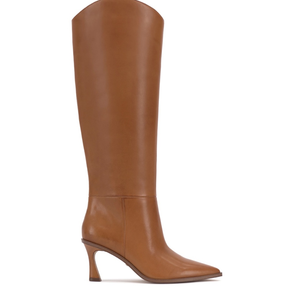 Vince Camuto X Emily Travis knee high boot EUC 9 wide calf